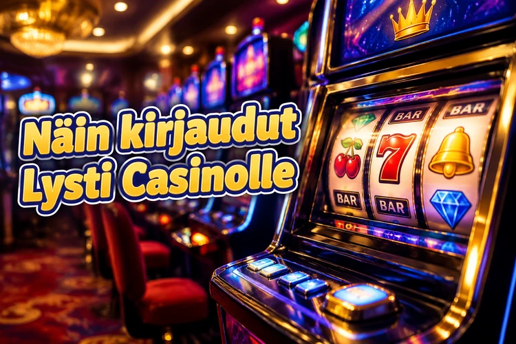 Näin kirjaudut Lysti Casinolle