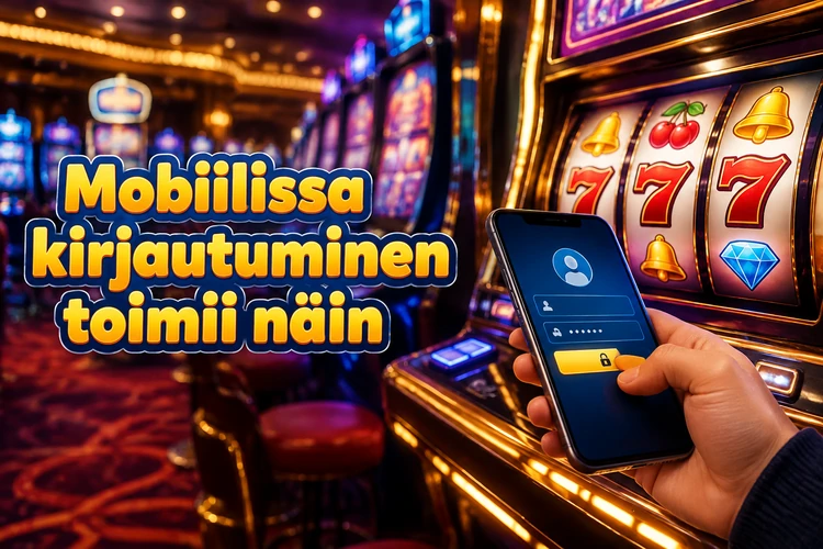 Mobiilissa kirjautuminen toimii näin